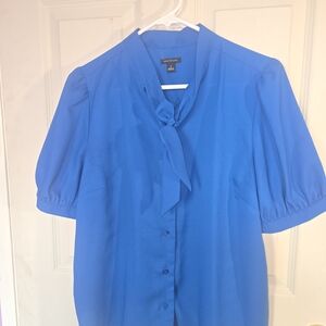 Ann Taylor Vibrant Blue Blouse